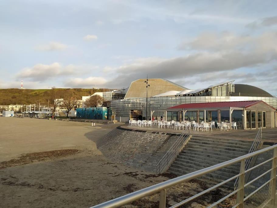 Face Nausicaa Et Plage Vue Panoramique Boulogne-sur-Mer Ngoại thất bức ảnh